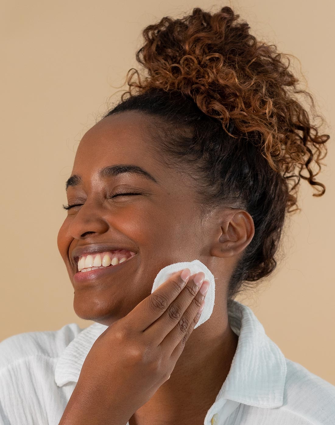 Morning beauty routine